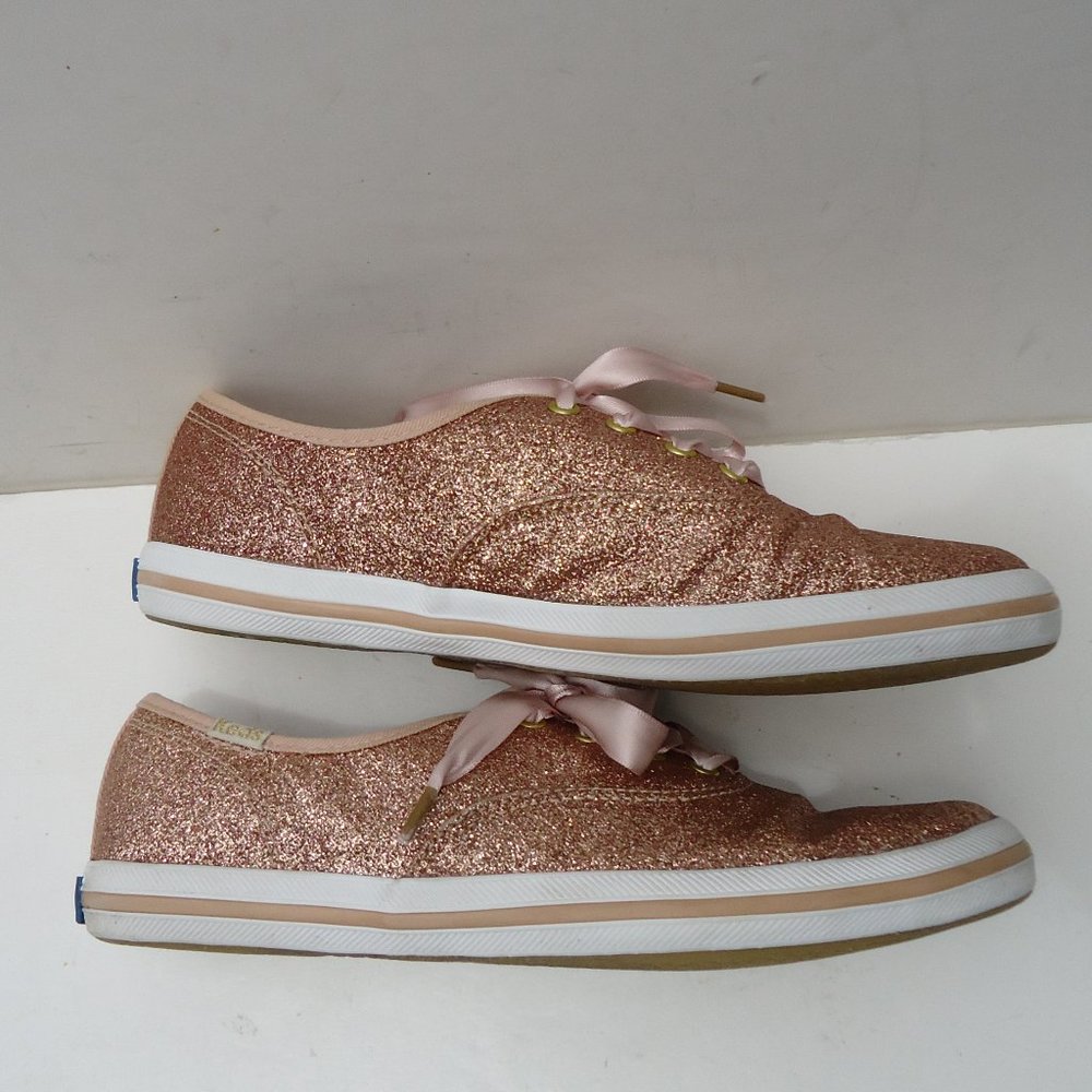SIZE 3 M. Keds for Kate ♠Spade NY glitter sneakers. - Picture 9 of 16